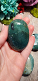 Moss Agate Palm Stone (Pick yours by number, prices vary)