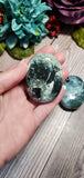 Moss Agate Palm Stone (Pick yours by number, prices vary)