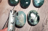 Moss Agate Palm Stone (Pick yours by number, prices vary)