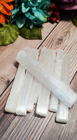 5 Inch Raw Selenite Stick