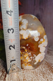 3.75" Flower Agate Free Form Standing Stone