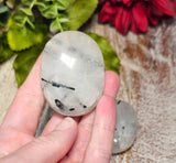Rutilated Quartz Pocket/Palm Stone