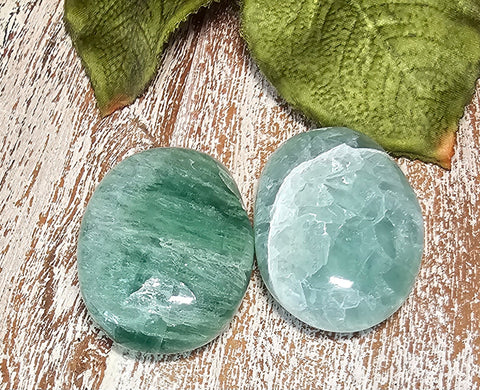 Green Fluorite Pocket/Palm Stone