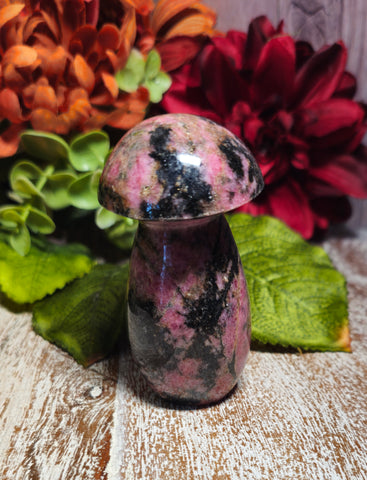 3" Rhodonite Mushroom