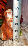 5" Tall Carnelian Flame Standing Stone