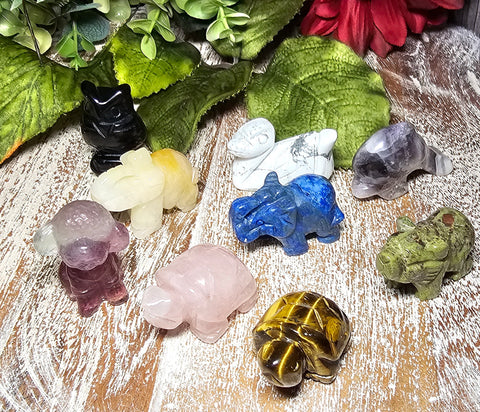 1.5" Stone Carved Animals