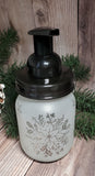 16 oz Etched Glass Foaming Soap/Sanitizer  Dispensor (Pick design option in drop down menu, diffrent ones available!)