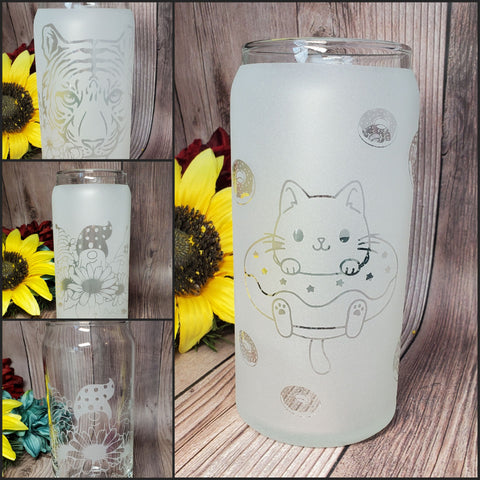 20 oz Can Shapped Glass (pick design option in drop down menu)