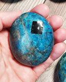 Blue Apatite Palm Stone (Pick yours by number, prices vary)