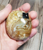 Flower Agate Palm Stone (Pick yours by number, prices vary)