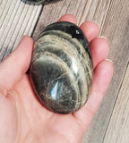 Black Moonstone Palm Stone (Pick yours by number, prices vary)