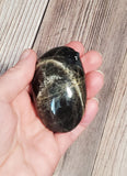 Black Moonstone Palm Stone (Pick yours by number, prices vary)