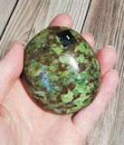 Chrysoprase Palm Stone (Pick yours by number, prices vary)