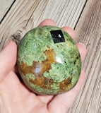 Chrysoprase Palm Stone (Pick yours by number, prices vary)