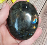 Labradorite Palm Stone (Pick yours by number, prices vary)