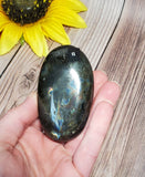 Labradorite Palm Stone (Pick yours by number, prices vary)