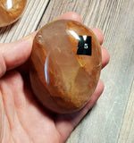 Red Hematoid Quartz Palm Stone (Pick yours by number, prices vary)