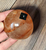 Red Hematoid Quartz Palm Stone (Pick yours by number, prices vary)