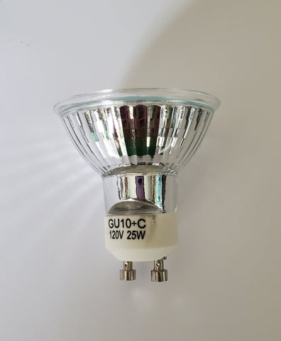 25W GU10+C (NP5 equivalent) Warmer Replacment Halogen Bulb