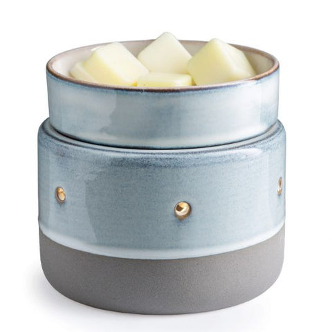 Glazed Concrete 2-In-1 Deluxe Fragrance Warmer 20Watt