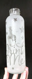 18 oz Etched Glass Bottles