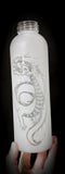 18 oz Etched Glass Bottles