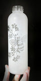 18 oz Etched Glass Bottles