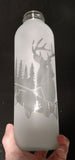 18 oz Etched Glass Bottles