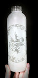 18 oz Etched Glass Bottles