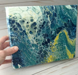 "Light Beneath The Waves" 8" X 10" Acrylic Painting
