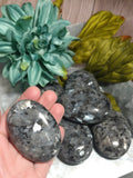 Larvikite Palm Stone