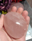 Rose Quartz Large Palm Stone
