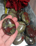 Bloodstone Small Pocket/Palm Stone
